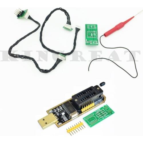 A1534 bios reading tool+CH341A Programmer,for Apple Macbook Decryption,Unlock Password,ID,Firmware,icloud,Pin Lock Tool 12+30PIN