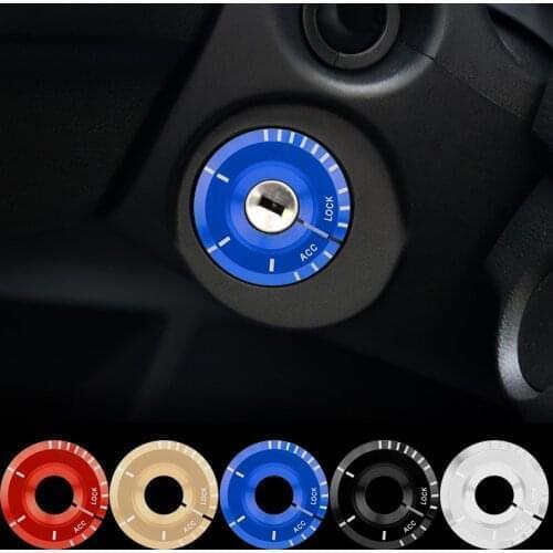 Aluminum alloy Ignition Switch cover key switch decoration ring for Skoda octavia fabia rapid yeti Kodiaq superb octavia a 5 a 7