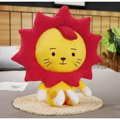 20/50cm Fashion Baby Plush Sunflower Lion Doll Stuffed Doll Plush Soft Pillow Kids Toy Children Room Bed Decoration Toy Gift
