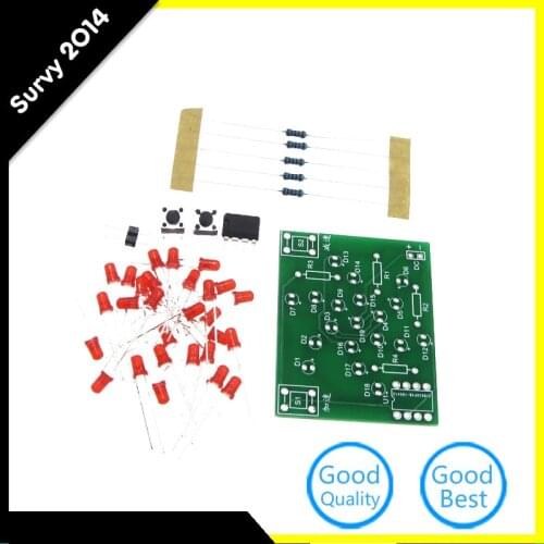 DIY Kit Electronic Windmill Kit DC 5V Funny DIY for Practice Adjustable Speed MCU Design for Soldering Electronic DIY Kit