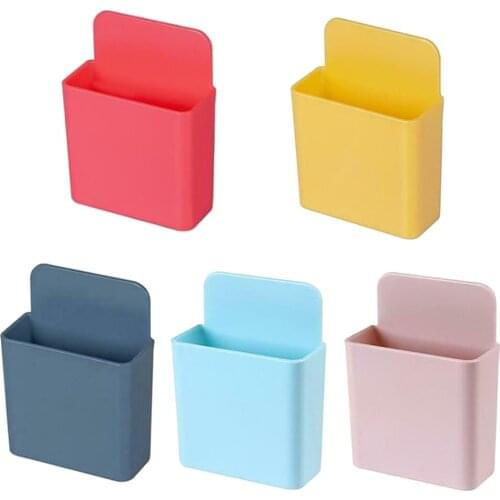 Remote Control Holder Wall Mounted Keys Sundries Storage Caddy Holder Organizer, No Punch Needed