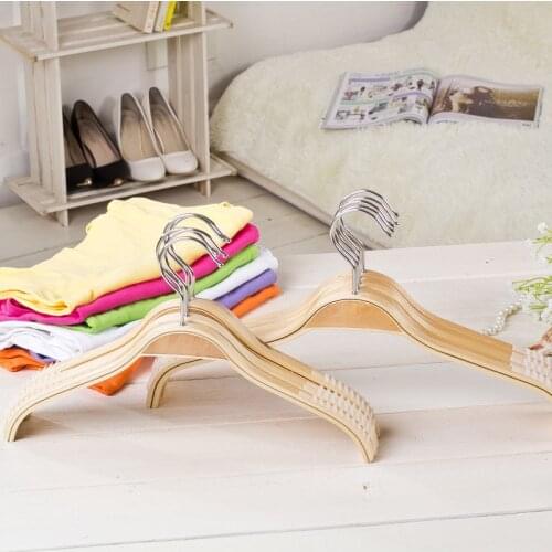 Non-Slip Wood Clothes Hanger Coat Display Hanger for Clothing Store Home Suit Hanger