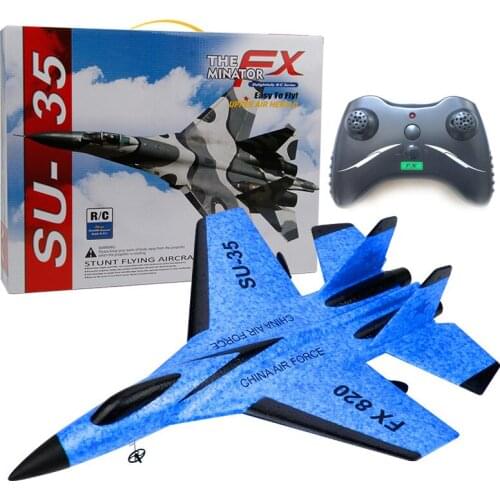 New Childrens 2.4G Remote Control Plane Glider Toy FX280 Remote Control Plane EPP Fixed Wing Foam Model Aircraft Flying Toy