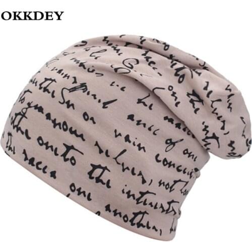 OKKDEY Brand Women Men beanie Hat Unisex Autumn and Winter Warm knitted hat Ladies Fashion skullies Hip-hop Beanie For Mens cap