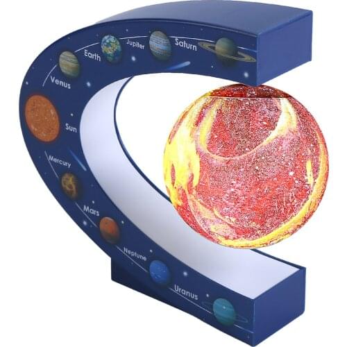 Floating Magnetic Levitation Globe LED World Map Electronic Antigravity Lamp Novelty Ball Light Home Decoration Birthday Gifts