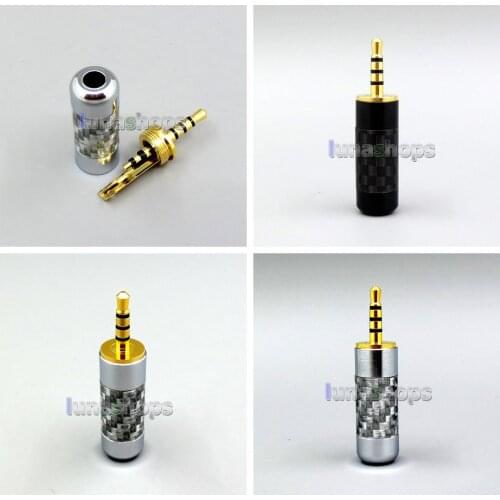 Flat Steps Carbon Balanced 2.5mm 4 poles TRRS Plug adapter For Astell & Kern AK380 AK240 AK100i KANN AK70 LN006265