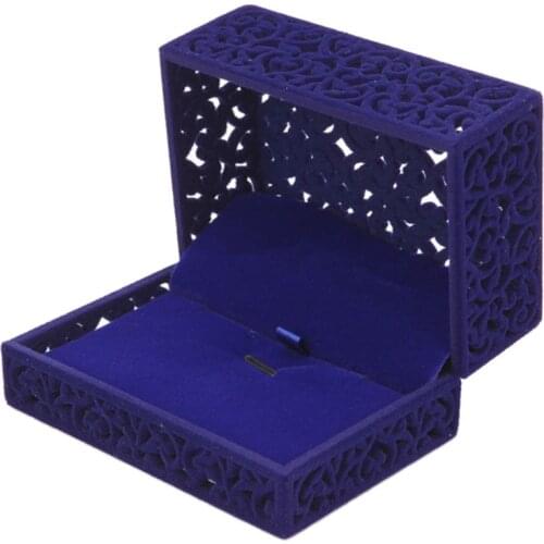 Hollow Engagement Wedding Jewelry Box Holder Display Gift Pendants Box Fashion Jewelry Display