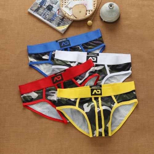 Dropshipping Mannen Ondergoed Mannelijke Onderbroek Bikini Broek Laagbouw Mannen Ondergoed Comfortabel Ademend Slips