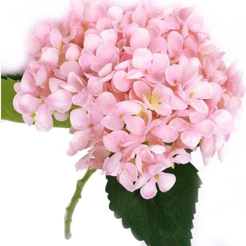 Silk Hydrangea Artificial Flowers Bride Bouquet Wedding Decor Silk Flores Home Garland Room Decoration Vase Flower Arrangement