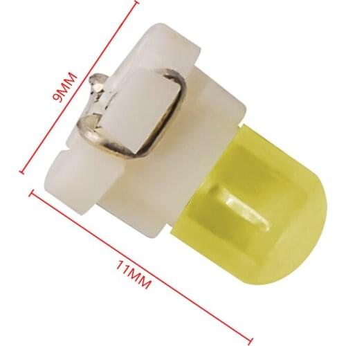 10Pcs T3 COB LED Super Bright High Quality LED Auto Dashboard Warming Indicator Wedge Light Car Board Instrument Panel Lamp