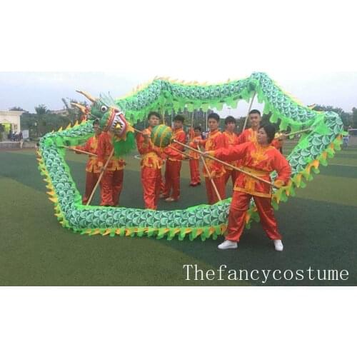 6m Size 4 silk print fabric DRAGON DANCE parade ornament traditional Culture Chinese Spring Day Folk Festival KungFu New Year