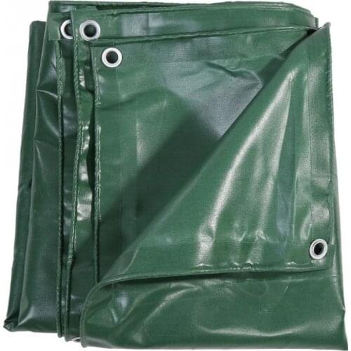 Outdoor Green Waterproof Rainproof PVC Tarpaulin Tent Cloth Dry Top Trap Cover for Truck Cars Boats