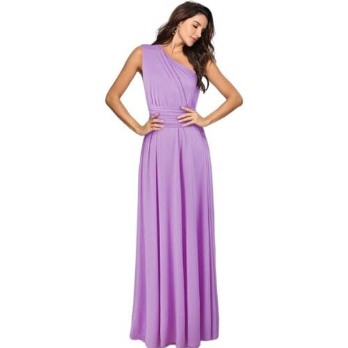 Summer Dress Women 2021 Solid Color Sexy Sleeveless Halter Strap Party Dress Casual Loose Elegant Sling Maxi Dress New Vestidos