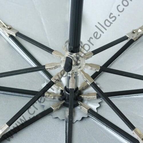 Ox carbon fiberglass strong windproof velvet silk parasol(3pcs get 1pc free)Anti-UV business compact pocket folding umbrella