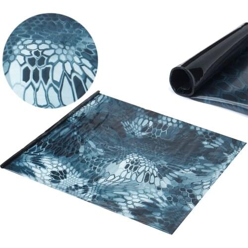 1PC 0.5*1m PVA Hydrographic Water Transfer Film Dipping Blue Hex Printing Film