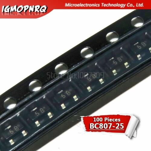 100pcs BC807-16 BC807-25 BC807-40 BC817-25 BC817-40 BC807 BC817 SOT-23