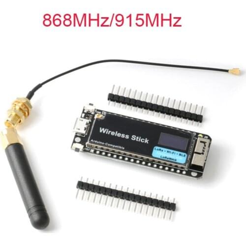 868Mhz/915MHz SX1276 ESP32 LoRa OLED Display Lora Module Development Board WIFI BLE Module with Antenna for Arduino IDE