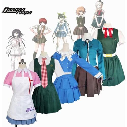 Anime Danganronpa 2 Chiaki Nanami Mahiru Koizumi Mikan Tsumiki Cosplay Costume Sonia Nevermind Uniform Full Set Clothes