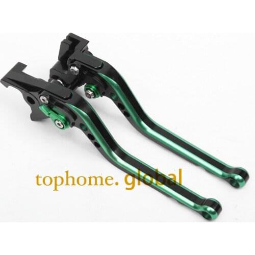 CNC Motorcycles Brake Clutch Levers Regular size Mixed Black&Green Color For Kawasaki Z1000SX/NINJA 1000/Tourer 2011-2012-2014