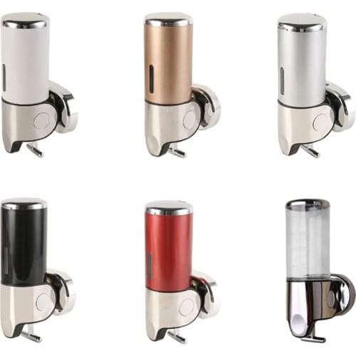 Stainless Steel ABS Manual Wall-Mount Soap Dispenser 500ml Bathroom Accessories Kitchen Dispensers Hand Washer Soap Dispensers