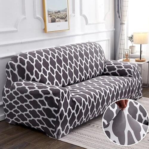 Elastic Spandex Sofa Cover Stretch Slipcovers tight wrap all-inclusive slip-resistant Couch Cover for Living Room 1/2/3/4seater