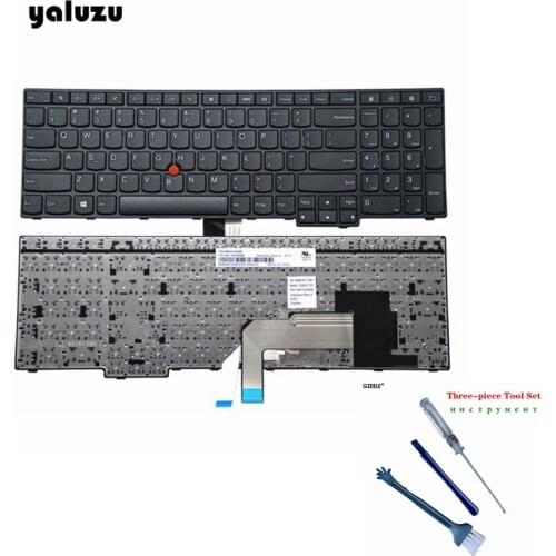 YALUZU New US keyboard for lenovo IBM Thinkpad E550 E550C E555 E560 E565 English laptop Keyboard