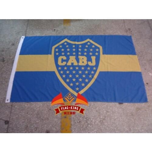 CABJ football club logo,Free shipping,100% polyester 90*150cm,Argentina, Buenos Aires ,Boka Youth Sports Club