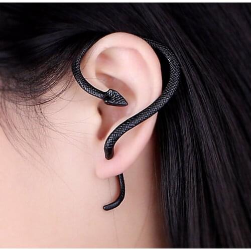 Fashion Snake ear clip ear cuff for girl Woman earring Gift for girl Clips on Earrings Without Piercing Ear Cuff