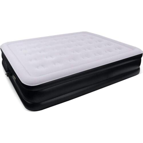 Inflatable mattress bed with built-in electric pump double / large