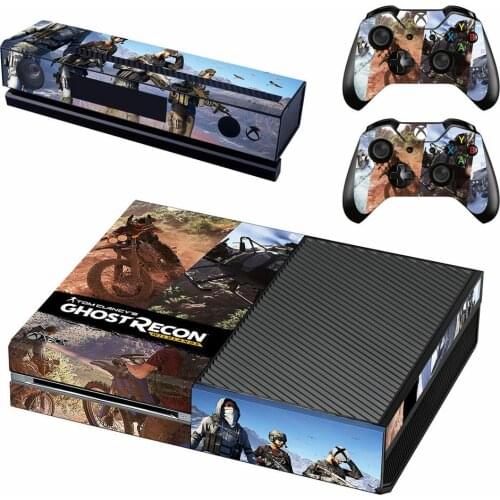Ghost Recon Wildlands Skin Sticker Decal Cover For Xbox One Console & Kinect & 2 Controllers For Xbox One Skin Sticker Vinyl