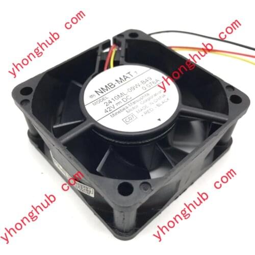 NMB-MAT 2410ML-09W-B49 C07 DC 42V 0.076A 60x60x25mm Server Cooling Fan