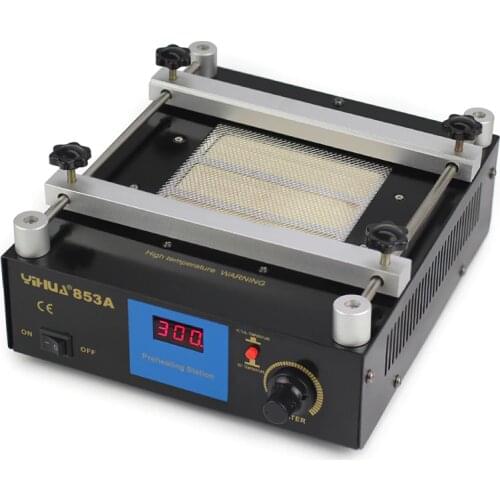 YIHUA 853A ESD BGA Rework Station Digital IR Preheat Station Soldering Station PCB Desoldering