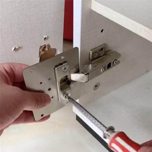 Hinge Repair Plate Kitchen Cupboard Door Hinge Repair Kit Cabinet Hinge Repair Side Panels Mount Cabinet Cupboard Hinge U2