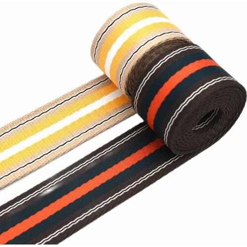 1.5"Bag Strap Belt Fabric Ribbons Webbing Belt Leash Ribbon Canvas Webbing Dog Collar Webbing for Textile Sewing Accessories