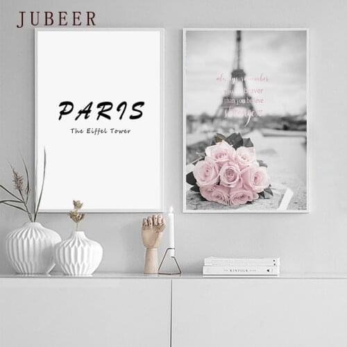 Nordic Style Paris Tower Prints Wall Art Simple Poster Decoration Picture for Living Room Modern Home Decor