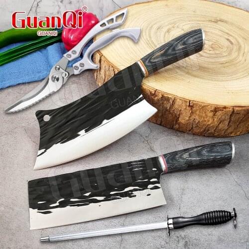 High Carbon 5Cr15Mov Steel Kitchen Knife Vegetable Chef Knives Sharp Blade Cleaver Cooking Vegetable Slicing Chef Butcher Knife