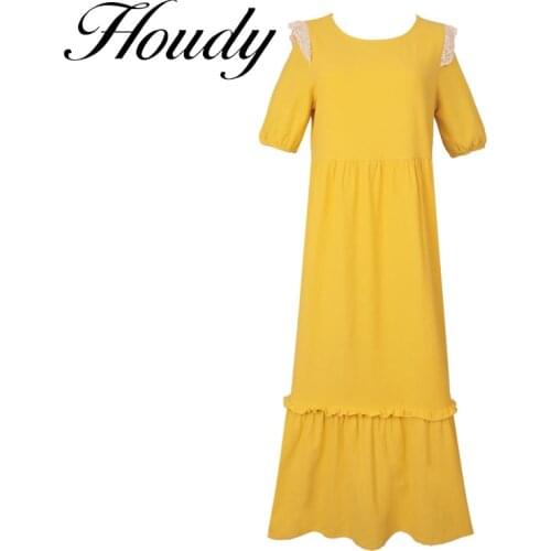 2021 Korea Summer New Loose Large Size Dress Short-Sleeved Womens Skinny And Thin Skirt Casual Office Party Dress New