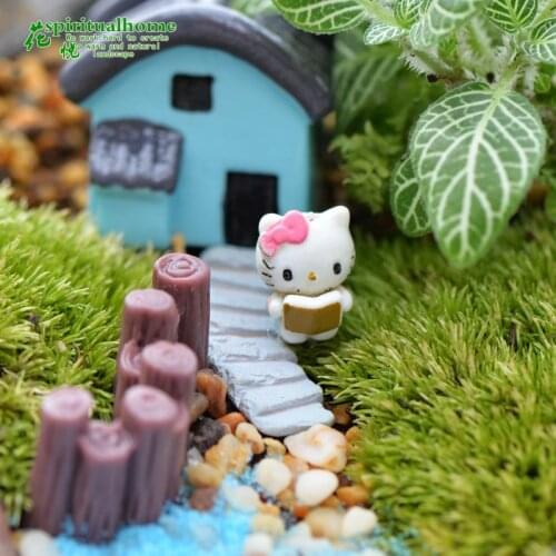 1 Piece Ladder Way Road Corridor Stairs Floor Small Figurine Statue Ornament Miniatures Crafts Flower Disk Desk Decor