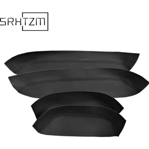 4PCS New Design Microfibre Leather Interior Doors Armrest Cover For Suzuki Swift 2005 2006 2007 2008 2009 2010 2011 2012