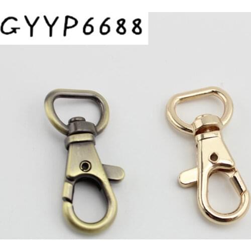 50pcs 100pc 40*18mm Fashion swivel hooks hardware hook clasp trigger swivel clasp lobster claws snap hook metal