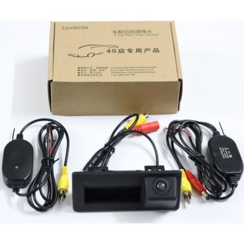 Lyudmila Wireless Reverse Camera For SKODA Octavia MK3 A7 5E 2016 2017 2018 Facelift Car Rear view Camera HD CCD Night Vision