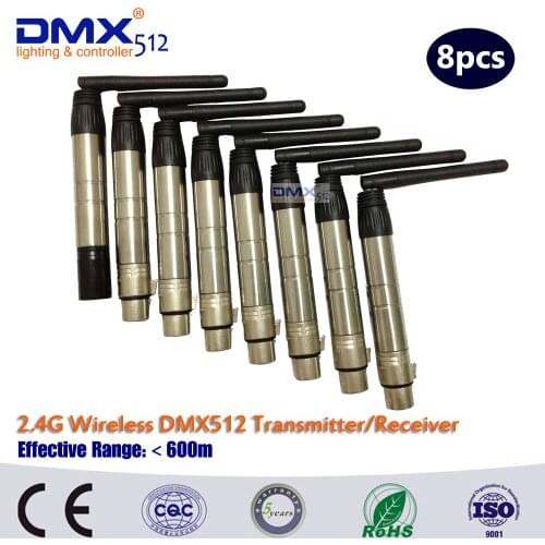 DHL Fast Free Shipping Wireless DMX Receiver/Transmitter rgb led controller dmx wireless