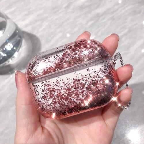 Quicksand Case For AirPods Cases Glitter Dynamic Liquid Cover For AirPod 1 2 3 Pro Protector Cover On Air Pods Pro Hard Funda