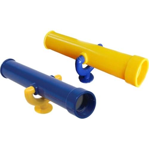 Kids Playground Monocular Pirate Telescope Plastic Pretend Toy for Boys Girls Interactive Learning Ages 3