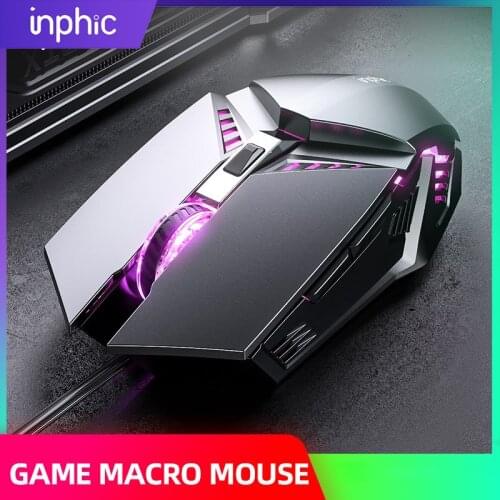 Gaming Mouse USB Computer Mouse Gamer Silent Mause With Backlight RGB Ergonomic Game Mouse LED 4800 DPI Mice For PC Laptop LOL