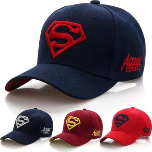 2021 New Letter Superhero Cap Casual Outdoor Baseball Caps For Men Hats Women Snapback Caps For Adult Sun Hat Gorras adjustable