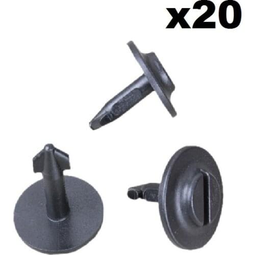 FOR AUDI 100 80 A4 A6 A8 TT WHEEL ARCH COVER FASTENER CLIPS x10 PIECES SET FOR FORVW PASSAT 97-05
