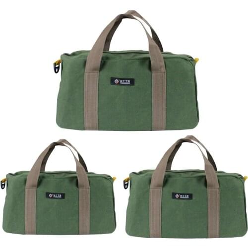 Multi-Function Canvas Waterproof Storage Hand Tool Bag Portable Toolkit Wrenches Screwdrivers Storage Bags Organizer Pouch Bag
