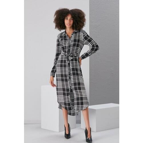 Модные платья-рубашки MONAMORE China At AliExpress