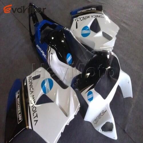 Motorcycle fairing for VFR800 1998 1999 2000 2001 blue white VFR 800 98 99 00 01 ABS Plastic motorcycle cowl H2